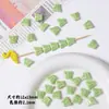 Pingente Peixe Pintado em Cerâmica Furo Reto Contas Borboleta DIY Artesanal Colar Pulseira Acessórios de Joia Material de Contas Soltas
