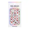 Adesivos de Unha de Natal Originais 5D Em relevo Estéreo Elementos de Atmosfera Feliz de Natal Adesivos para Nail Art DIY Estilo Hg
