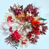 Flores Secas Coloridas Mini Ramos Regalos Navideños Boutonnières Boda Venta Caliente Transfronteriza Fabricante de Yunnan Al por Mayor