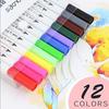 12 cores 24 cores aquarela caneta terno atacado crianças lavável de cabeça dupla cabeça macia escova cor gancho caneta cor caneta