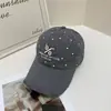 Boné de Baseball Color Block com Bordado de Letras Desgastado para Mulheres, Moda Americana Versátil para Primavera e Verão Que Faz o Rosto Parecer Menor