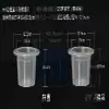 Cesta de Plantio Hidropônico, Cesta de Fixação de Plantas para Cultivo em Solo, Cesta de Flores para Vaso de Vidro, Recipiente Hidropônico, Dispositivo de Fixação para Raiz de Rabanete Verde e Bambu da Sorte