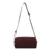 Comercio Exterior Transfronterizo Estilo Coreano Moderno Artístico 2026 Superficie Suave Gamuza Nuevo Estampado de Leopardo Cilindro Redondo Bolso de Hombro Cruzado Debajo del Brazo