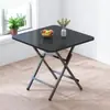 Mesa de jantar dobrável, mesa de jantar simples e portátil para uso doméstico, apartamento de aluguel, apartamento pequeno, mesa de jantar quadrada minimalista