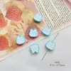 Linda Chica Aleación Conejo Garra de Gato Cuentas Aceite Goteando Pintado DIY Cadena de Teléfono Móvil Pulsera Material Accesorios de Joyería