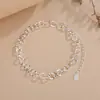Pulsera redonda nueva con relieve para mujer, moderna y versátil, pulsera con cierre geométrico simple, diseño de girasol, regalo de alta gama