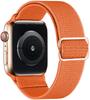 Adecuado para Correa de Apple Watch Banda Elástica de Nailon Tejido para Apple Watch Bucle de Hebilla Japonesa