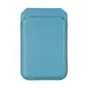 Soporte magnético para tarjetas con bisagra externa MagSafe, ranura para tarjetas, tarjetero, soporte plegable de cuero para teléfono para transmisión en vivo en escritorio