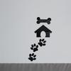 JM3140 Espejo para casa de mascotas, pegatinas de pared acrílicas tridimensionales, decoración creativa para habitación infantil, autoadhesivas y extraíbles