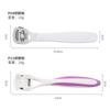 Spot de fábrica acero inoxidable pedicura raspador de plástico mango raspador de pies set de herramientas de belleza compatible con Yangjiang al por mayor
