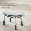 Mesa Multifuncional de Bloques de Construcción para Niños de Dibujos Animados, Esquina Elegante, Color de Moda, para Aprender a Comer y Jugar, Mesa de Doble Cara