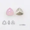 Cristales Dongzhou Triangulares 7mm Coloridos con Base Puntiaguda para Uñas Rhinestones Pequeña Cabeza de Tigre Forma Triangular Rhinestones Accesorios para Uñas DIY