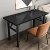Mesa dobrável, mesa de jantar, mesa de computador, escrivaninha simples, mesa de escritório, treinamento, conferência, exposição, mesa para quarto de apartamento pequeno