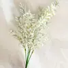 Flores de Espuma Simulación de Escarcha para Mesa de Comedor de Sala de Estar, Flores Artificiales de Pino, Arreglos Florales, Flores Secas de Plástico, Exhibiciones Florales Decorativas