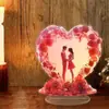 Adornos de Escritorio Decorativos de San Valentín con Impresión a Color Acrílica Se Pueden Usar para Etiquetado y Entrega Transfronteriza en Oficinas en Casa y Dormitorios