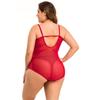 Comercio exterior Encaje europeo y americano mameluco ajustado lencería sexy talla grande encaje transparente pijama de tres puntos mujer mayoreo