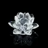 Ornamento Criativo de Lótus de Cristal para Console Central de Carro, Decoração de Mesa de Escritório, Presente de Feriado, Lembrança de Resina, Venda por Atacado da Fábrica de Origem