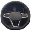 Adecuado para Volkswagen Magotan Golf Passat Range Touring Cubierta de Volante de Cuero Cosida a Mano Especial para Vehículos Especiales
