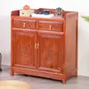 Gabinete de té gabinete de agua para té gabinete de almacenamiento de madera maciza estante para sala de estar gabinete lateral de sofá aparador pequeño gabinete de vino gabinete lateral de mesa de té