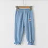 Pantalones Infantiles JQ Jingqi Otoño Nuevo Casual Joggers Pantalones Repelentes de Mosquitos Unisex Bebé Algodón Ropa Infantil Pantalones Largos