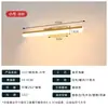 Luz frontal de espejo LED, luz frontal de espejo a prueba de humedad, gabinete de espejo simple de aluminio largo para baño, venta directa del fabricante de espejos