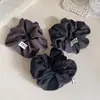 Elástico de cabelo liso cinza simples e versátil, corda de cabelo de tecido de alta qualidade, novo elástico de cabelo estilo coreano para rabo de cavalo 2026