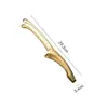 Amazon Clip para Alimentos de Acero Inoxidable Chapado en Oro Punta Estilo Coreano Clip para Barbacoa Barra Extendida Clip para Barbacoa de Restaurante Buffet