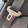 Adecuado para BMW, Mercedes-Benz, Audi, Tesla, funda de hebilla de cinturón de seguridad de cuero ideal, funda protectora de enchufe de cinturón de seguridad anticolisión