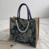 Bolsa de Verão Grande Capacidade Bolsa Tote 2026 Novo Estilo Ins para o Trabalho Portátil Bolsa de Mãe Bolsa de Ombro Mão Fashion