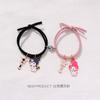 Cuerda para el Cabello de Mujer Tono Agitado Mismo Estilo Pareja de Dibujos Animados Mejores Amigos Cuerda para la Mano de Goma Pequeña Succionadora Pulsera Magnética Par de Kulomi