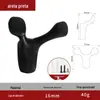 Gancho de Roupa Gancho de Metal Liga Gancho Moderno Simples Escandinavo Parede Guarda-Roupa Perfurar Cabide Acessórios para Casa