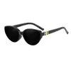 Gafas de sol para miopía, Gafas de sol retro ojo de gato para mujer, Versátiles, Adelgazan el rostro, Protección UV para exteriores, Gafas de sol ultraligeras para mujer