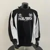 Chaqueta casual de retazos y bloques de color de moda para primavera y otoño, sudadera holgada de estilo americano de moda para hombre, nuevo diseño retro negro