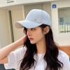 Nueva gorra de béisbol de color liso simple con diamantes de imitación para mujer, moda de primavera y verano, gorra con visera para deportes al aire libre, montañismo