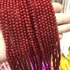 Luo Xi novo natural 4mm calcedônia contas contas diy pulseira colar acessórios fornecimento direto da fábrica