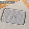 Alfombrilla para arena de gato para evitar que la arena se saque y salpique, alfombrilla de control de arena de doble capa, plataforma de control para caja de arena de gato, bandeja para arena de gato al por mayor