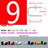 Cubierta Protectora de Goma para Tubos de Acero, Tubos Redondos, Tornillos Roscados, Pernos, Varillas, Tapa Protectora de Goma Blanda de PVC, Tapa de Goma para Cables Eléctricos