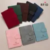 Bolsa Porta-Caderneta de Viagem Capa Protetora Antifurto Bolsa para Armazenamento de Escovas Porta-Caderneta RFID Bilhete de Avião Internacional Bolsa para Cartão de Identidade de Viagem