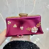Bolso de moda nuevo para vestido, bolso de noche de perlas de nicho, bolso de axila versátil y elegante para mujer, bolso de hombro con cadena para mujer