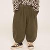 Calça Infantil Changguo com Forro de Lã Calça Casual de Lã para Inverno para Crianças Pequenas Calça Lanterna Solta Engrossada