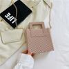2025 Nuevo Bolso de Verano Tejido a Mano Bolso de Hombro de Malla Bolso Hueco Bolso Cruzado Bolso de Acrílico Bolso de PVC