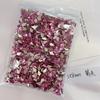 Lote Completo de Joyería de Diamantes para Uñas Planas Color Rosa Flor de Cerezo 1440 Diamantes Grandes y Pequeños en Forma de Gota de Agua y Marqués Accesorios para Uñas con Diamantes