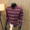 Nova Camisa Polo de Manga Longa para Primavera e Outono de 2026 para Homens de Meia-Idade e Idosos, com Bolsos Reais, Estilo Pai, Blusa Versátil com Gola Polo para Homens