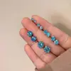 Pendientes Pequeños y Lindos con Circonia Azul Marino, Clavos Sencillos para Cartílago, Mini Pendientes, Accesorios para Orejas con Circonia de 3-6 mm