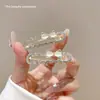 Versão Coreana Design de Nicho Laço com Strass Bico de Pato Presilha de Cabelo 2024 Nova de Alta Qualidade Elegante Pequena Estilo Chanel Presilha Lateral