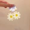 "Flores de Girasol" Pendientes de Flor de Ratán Estilo Bohemio 2024 Nuevos Pendientes Exagerados de Nicho de Gama Alta