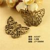 Yiwu fábrica de joyería al por mayor colección de colgantes de mariposa de aleación accesorios de joyería DIY colgante de mariposa antigua