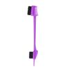Spot escova de sobrancelha dupla escova de maquiagem escova de dentes escova de sobrancelha dual-use multi-cor escova de cabelo quebrado ferramentas de maquiagem de cabeleireiro para o comércio exterior