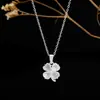 Nuevo estilo ins collar de plata joyería mujeres no se decolora simple alto sentido titanio acero collar mujeres fabricantes venta al por mayor
