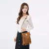 Estilo Exótico Primavera y Verano Nueva Moda Remache Cuero Suave Casual Remache Borla Bolso de Hombro Único Bolso Cruzado Bolso de Mujer